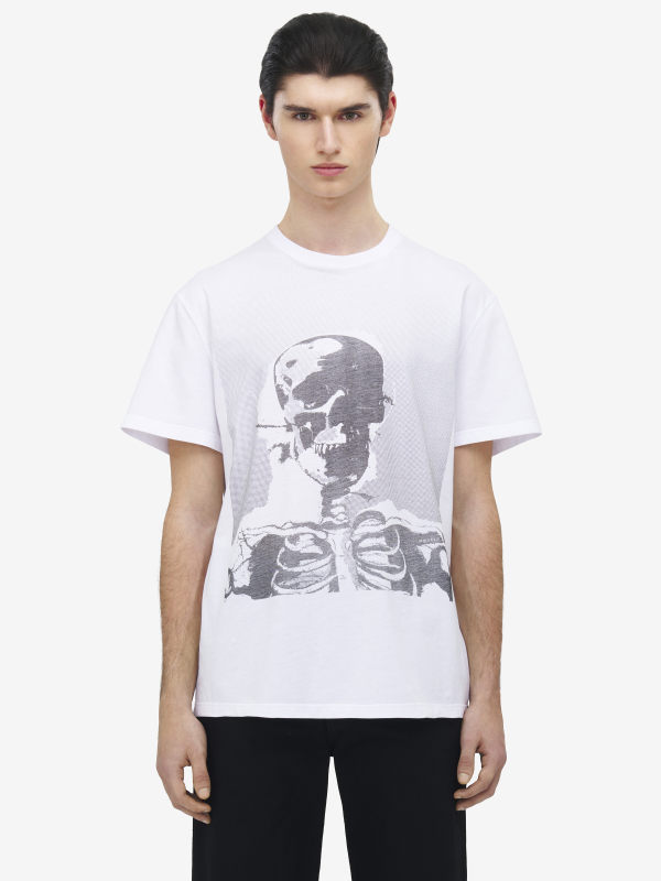 ALEXANDER MCQUEEN - Skeleton T-shirt - Item 839222QTADV0710